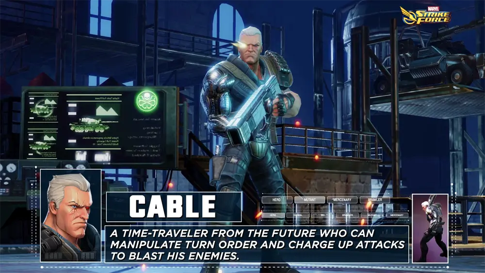 Marvel Strikeforce Cable